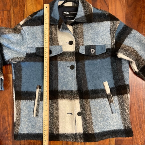 Zara Oversized Plaid Shacket - Picture 9 of 9
